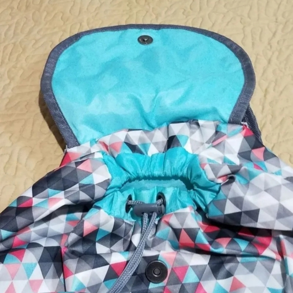 Multi Colored Pixel Drawsting Backpack - image 6